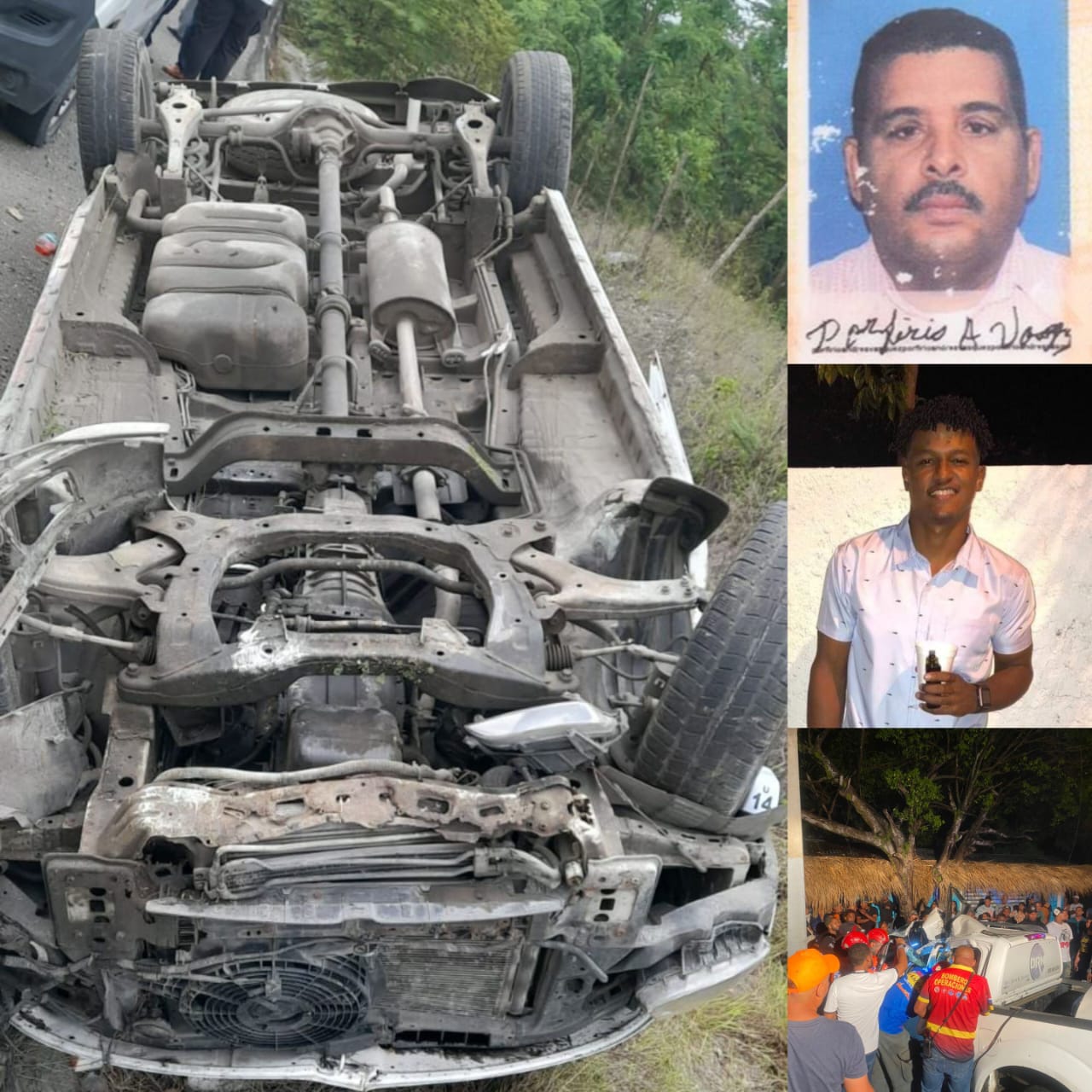 ¡Trágica! Dos muertos e igual cantidad de heridos en accidentes de tránsito ocurridos en Puerto Plata