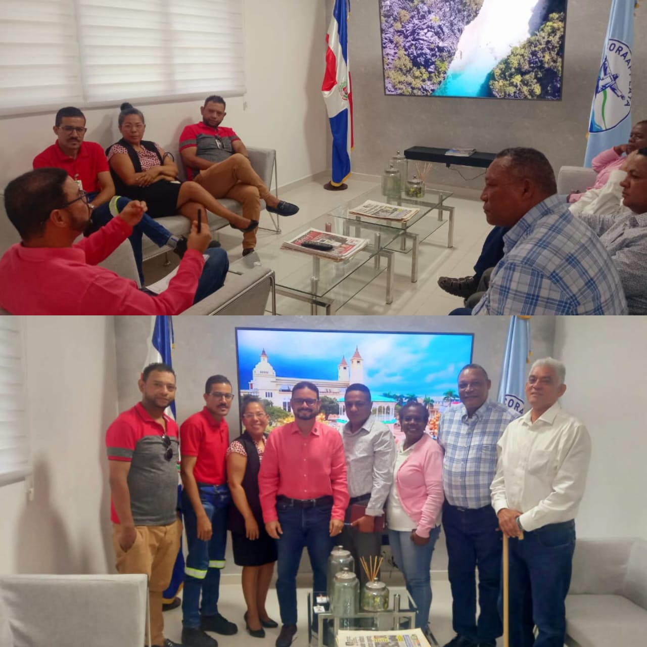 CORAAPPLATA y Federación Juntas de Vecinos PP acuerdan atender problemáticas en comunidades