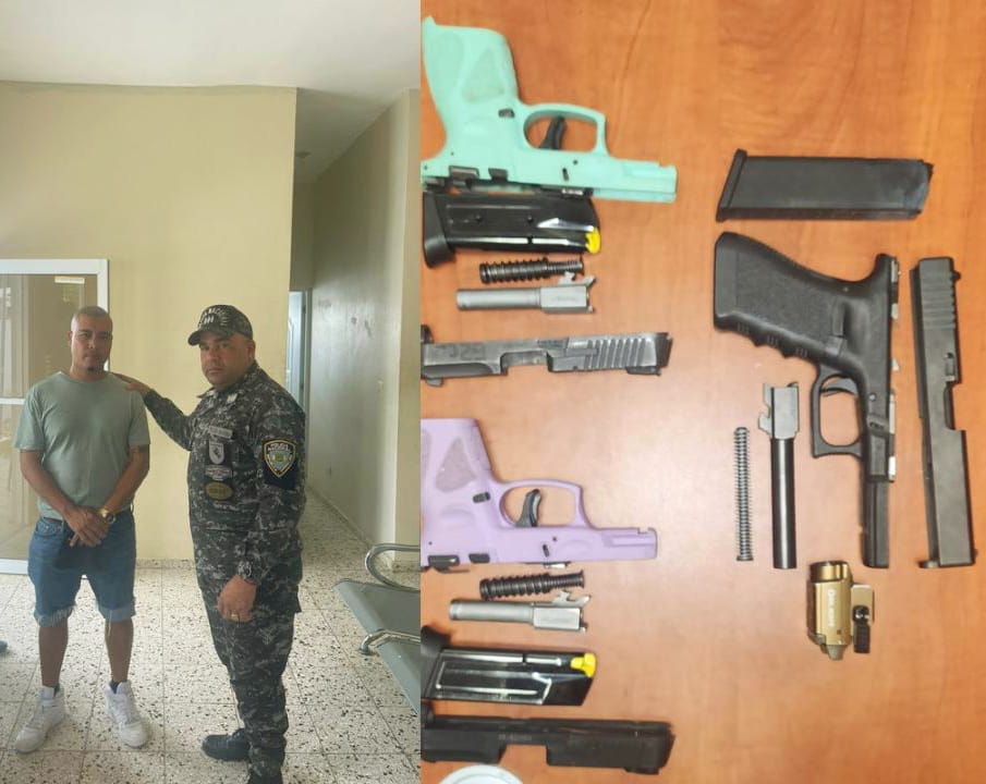 Apresan dos hombres en Guananico acusados de presunto tráfico de armas