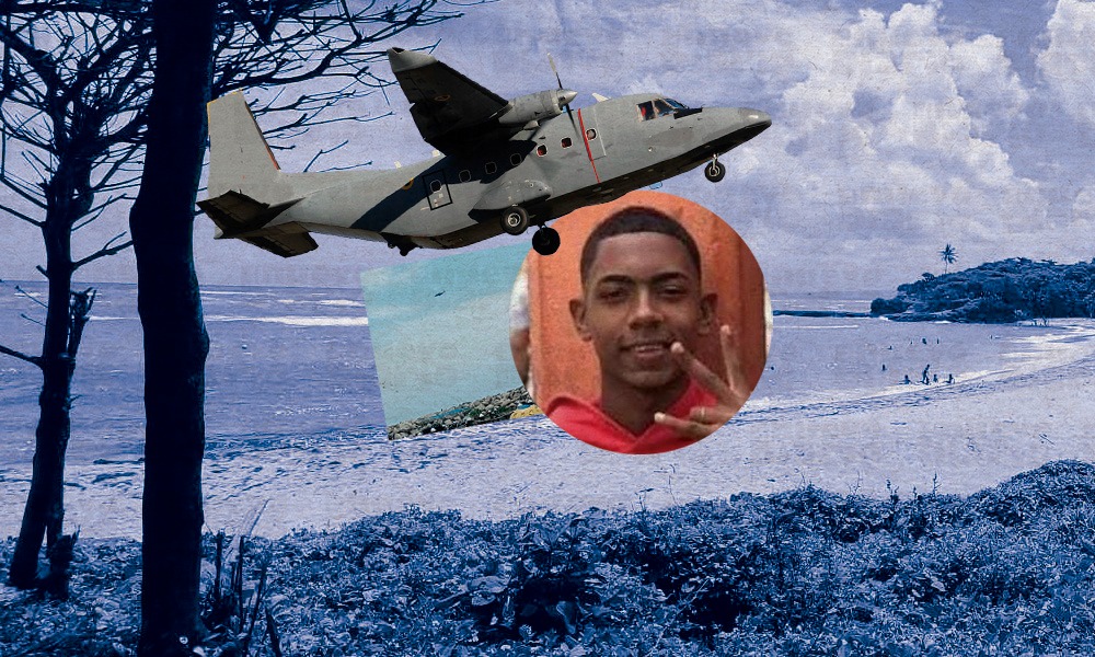 FARD dispone de avión caza para la búsqueda de joven desaparecido en playa de Puerto Plata