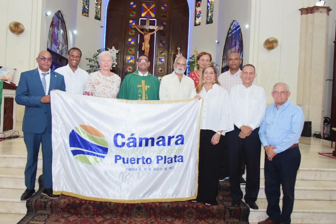 Cámara de Comercio y Producción de Puerto Plata celebró los 107 años de la institución con una misa y un encuentro  