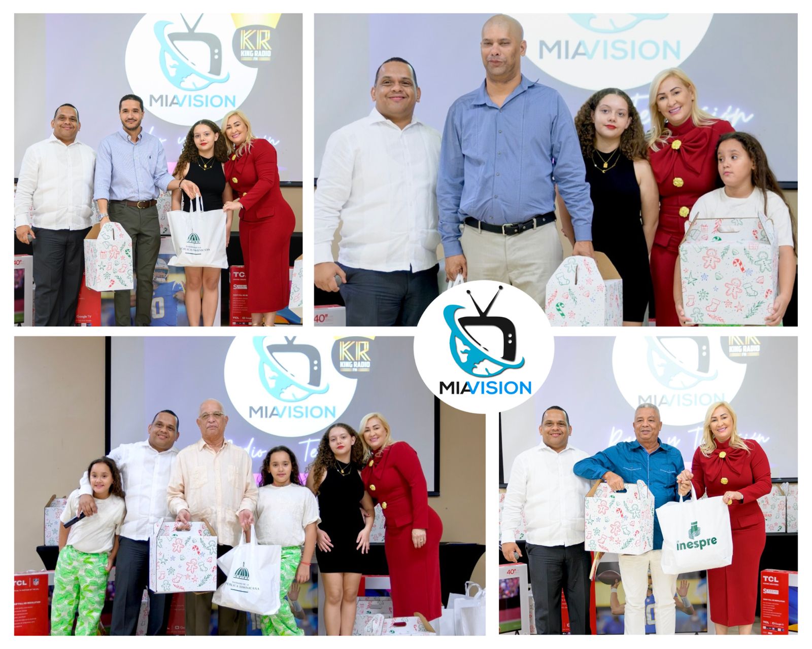 Canal Miavisión y King Radio 93.3 FM celebran en Puerto Plata fiesta navideña a colaboradores     