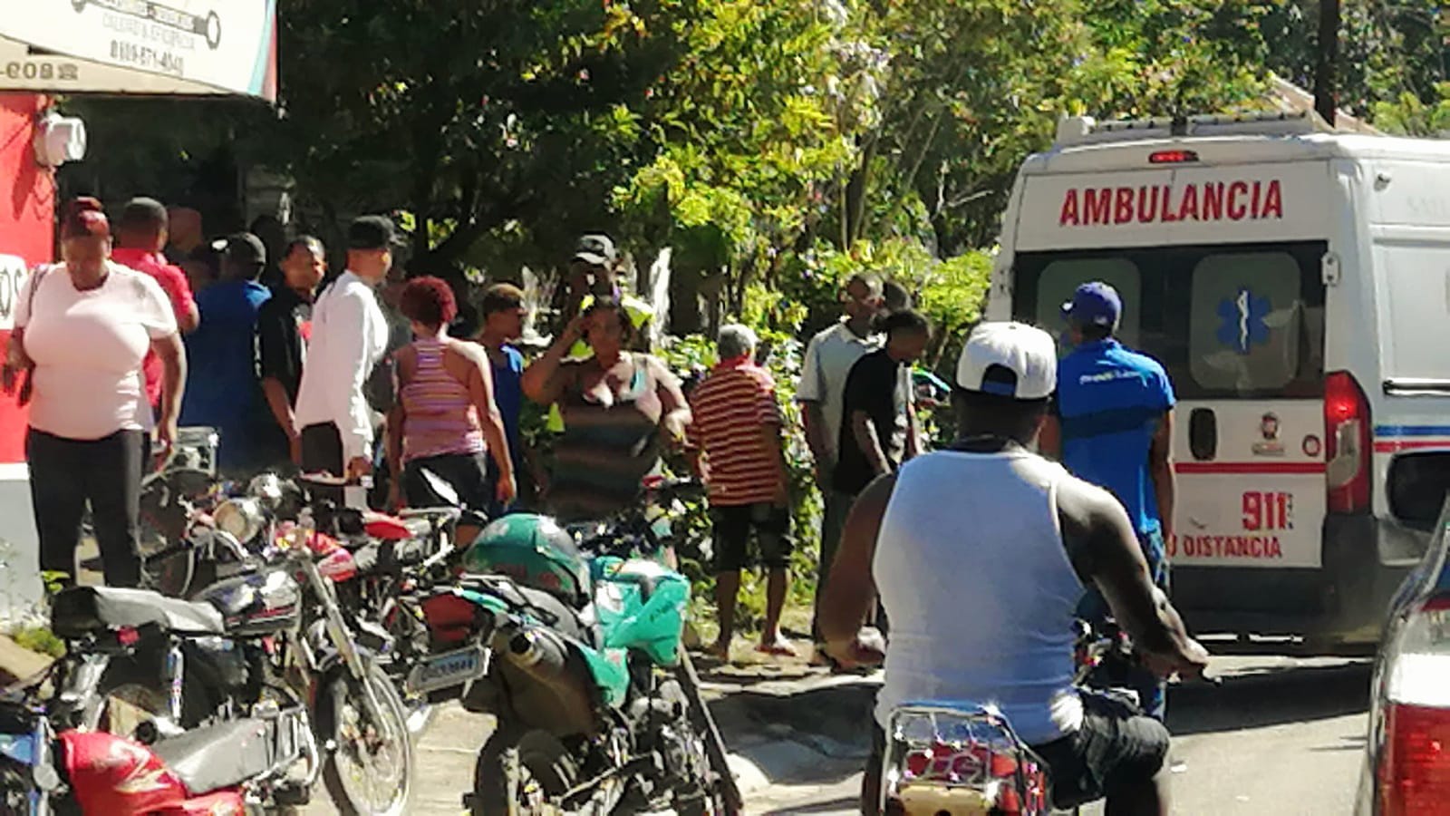 Niño resulta lesionado en Sosúa tras ser arrollado por una motocicleta