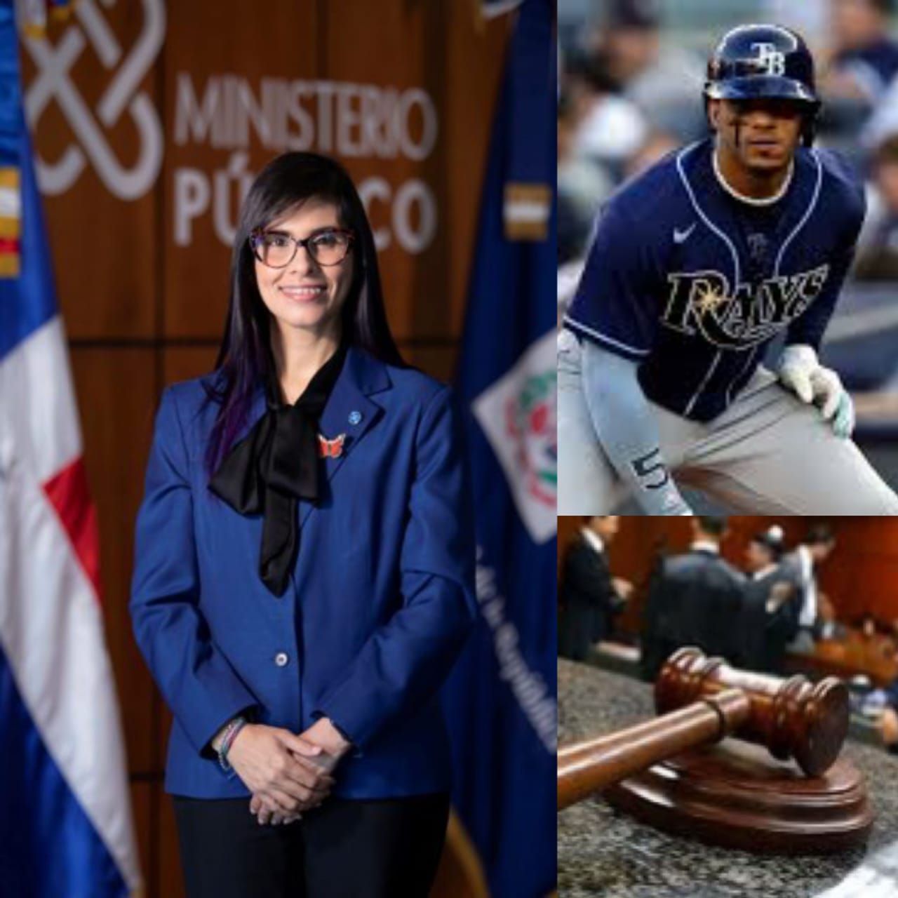 Magistrada Olga Diná Llaverías llega a Puerto Plata para solicitar coerción contra pelotero Wander Franco