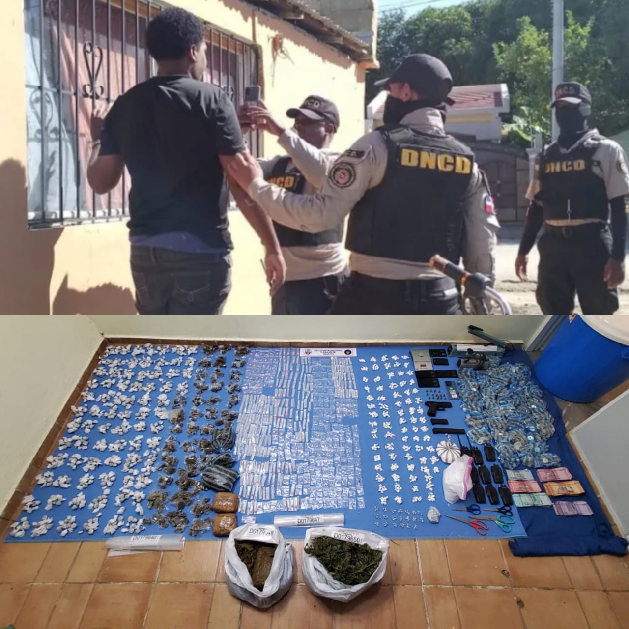 Incautan miles de porciones de estupefacientes en operativo realizado en Cabarete