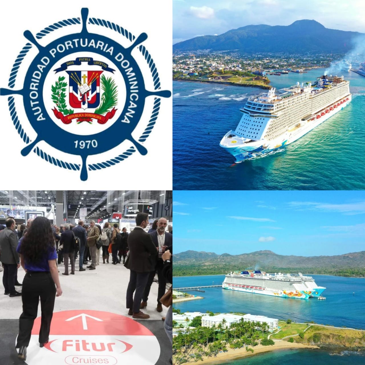 Promocionan terminales turísticas de Puerto Plata y otros puertos de RD en FITUR 2024