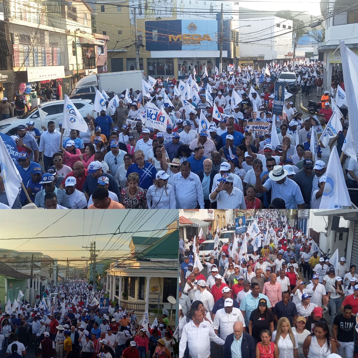 PRM cerró campaña municipal en San Felipe de Puerto Plata con una gran marcha