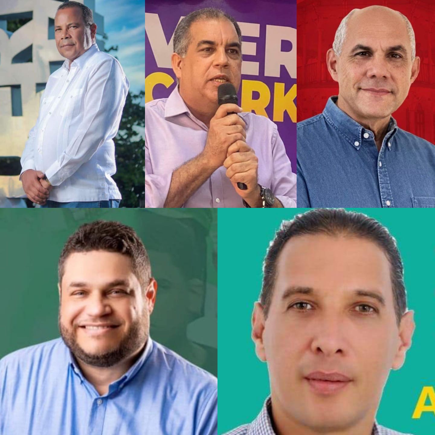 Cinco candidatos compiten por la Alcaldía en San Felipe de Puerto Plata, solo uno será elegido
