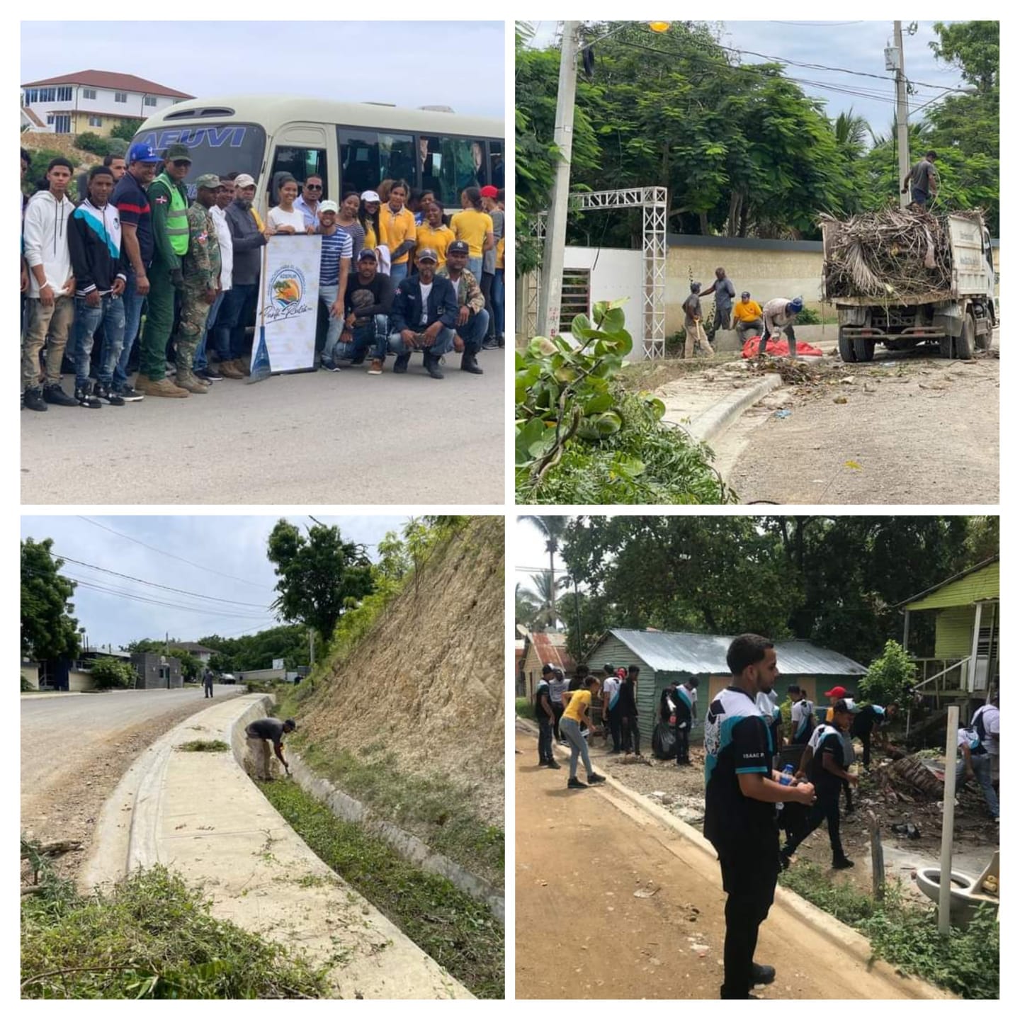 Junta Distrital de Estero Hondo realiza operativo de limpieza en Punta Rucia