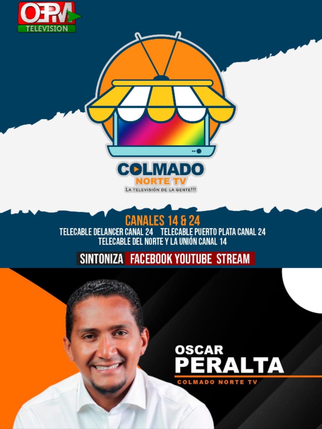  Destacan propuesta televisiva de Oscar Peralta “Colmado Norte TV” se posiciona como No. 1 en las regiones Norte y Cibao