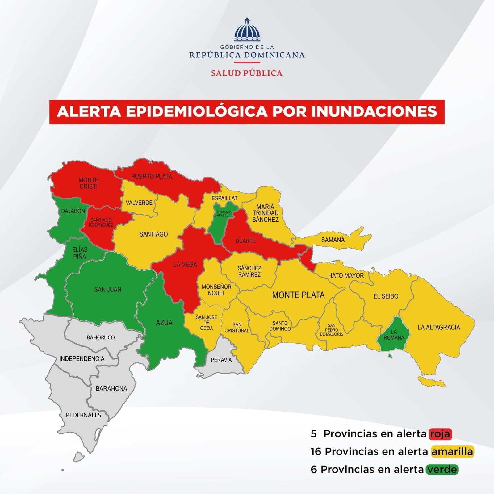 Salud Pública emite Alerta Epidemiológica ante enfermedades pudiera surgir tras inundaciones