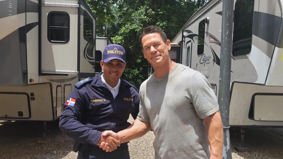 John Cena y Jennifer Garner graban película en Playa El Pueblito, Puerto Plata