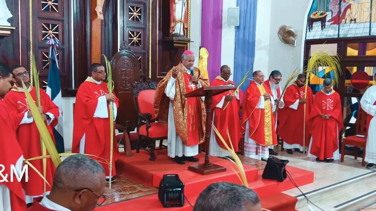 Grey católica de Puerto Plata programa actos litúrgicos tradicionales de Semana Santa