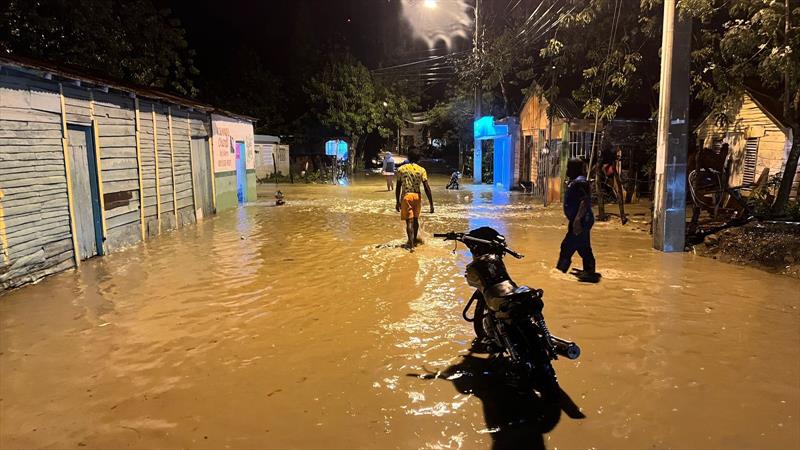 Lluvias provocan inundaciones en varios municipios de Puerto Plata