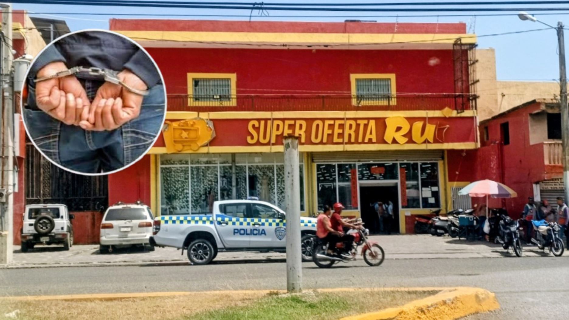 Policía apresa a sujeto que habría ingresado a robar en tienda china de la calle Camino Real, en Puerto Plata