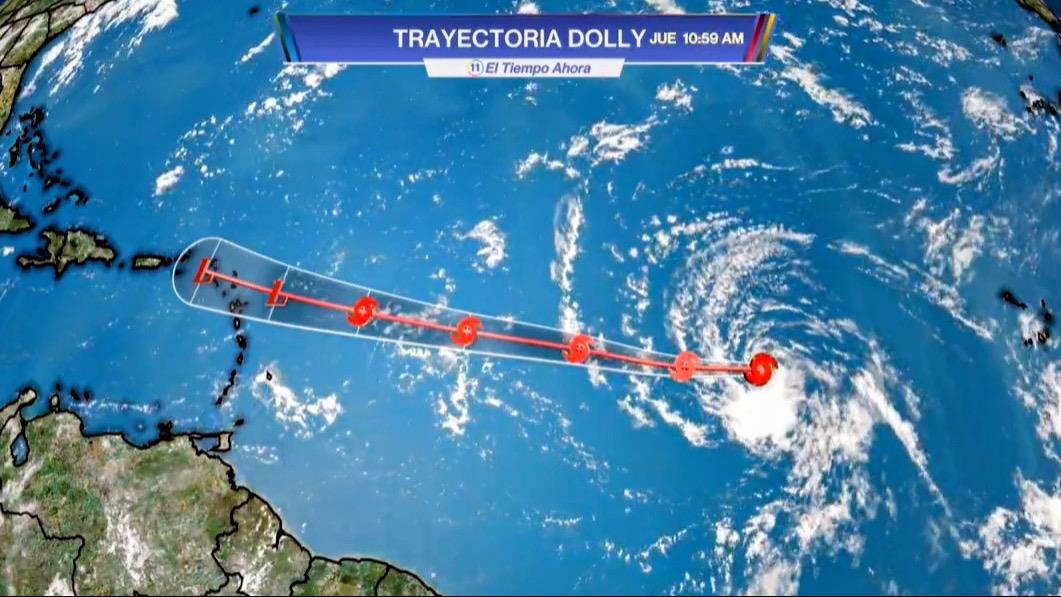 Se disipó la tormenta Dolly en el Caribe; advierten que dejará mucha lluvia en Puerto Rico y RD