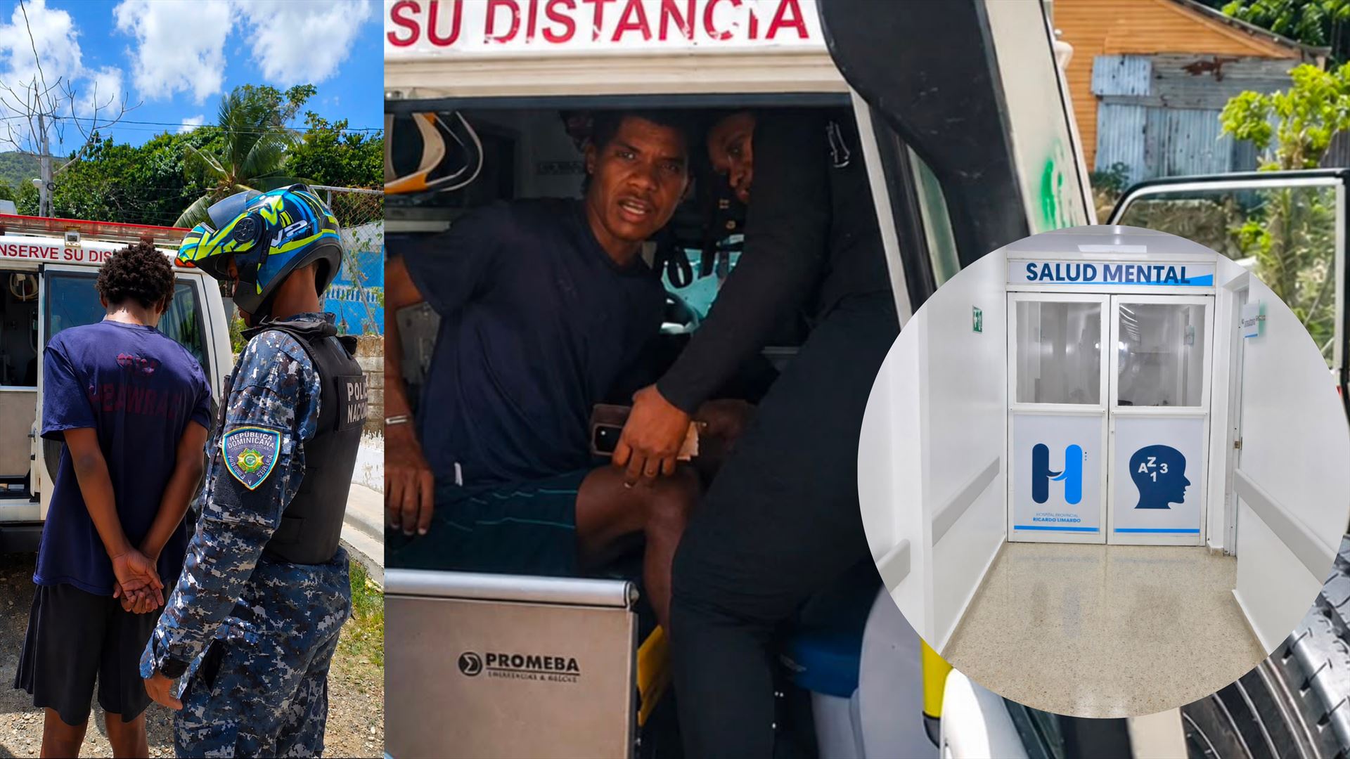 Brindan asistencia de Salud Mental a joven que deambulaba en condiciones vulnerables en Puerto Plata