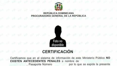 PGR aumenta de RD$600 a RD$800 el costo del certificado de buena conducta