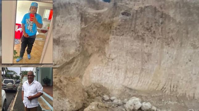 Dos fallecidos y un herido a consecuencia de derrumbe en mina de materiales en Cangrejos