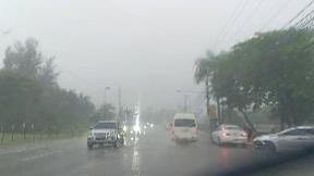 Ocurren aguaceros en localidades de Puerto Plata debido a una vaguada y un sistema frontal