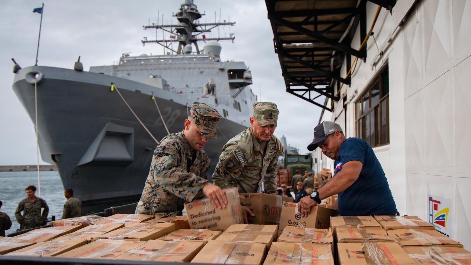 Ejército estadounidense continúa llevando asistencia humanitaria e insumos a Venezuela tras los terremotos