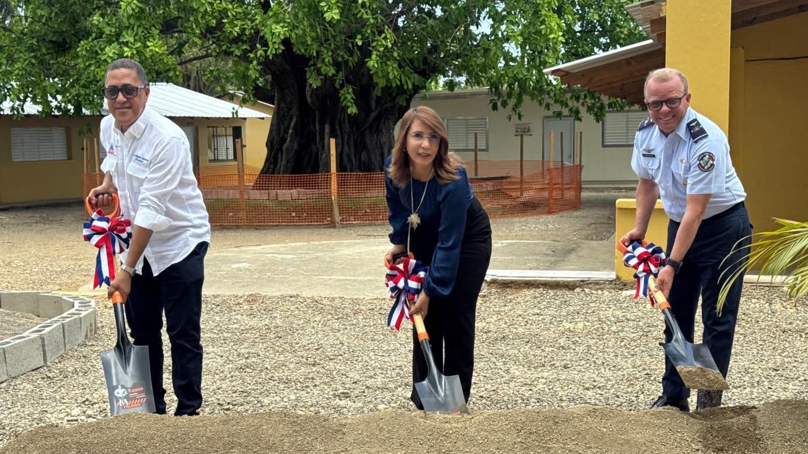 Inician ampliación y reconstrucción de centro educativo primario en la Base Aérea de Puerto Plata