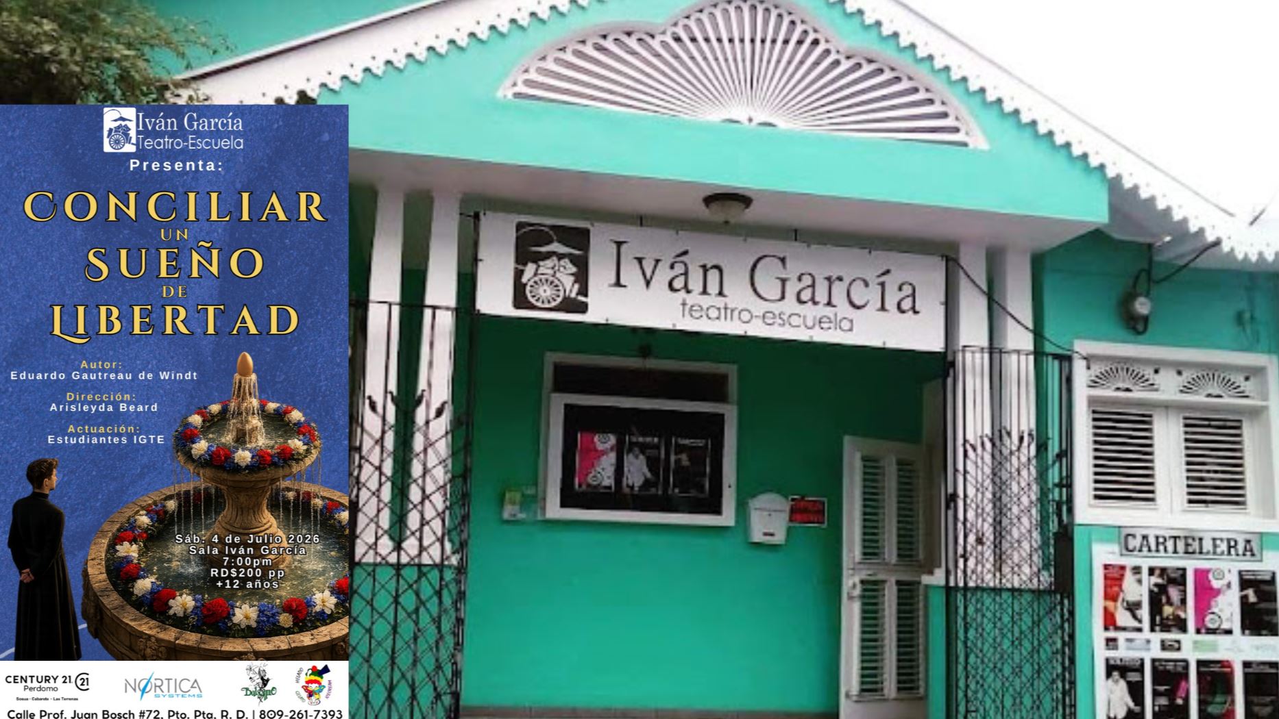 Teatro Escuela Iván García presentará la obra “Conciliar un sueño de libertad” este sábado