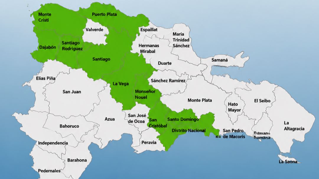 COE amplía alertas por vaguada; Puerto Plata entre las 10 provincias bajo aviso