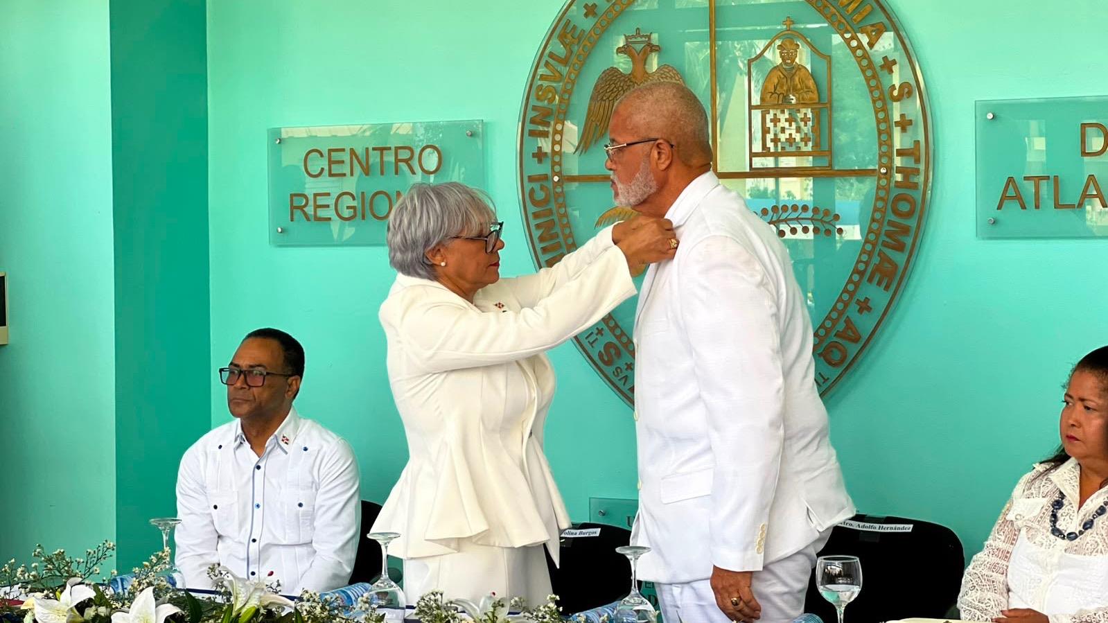 Realizan ceremonia de traspaso de mando de las nuevas autoridades del Centro UASD Puerto Plata