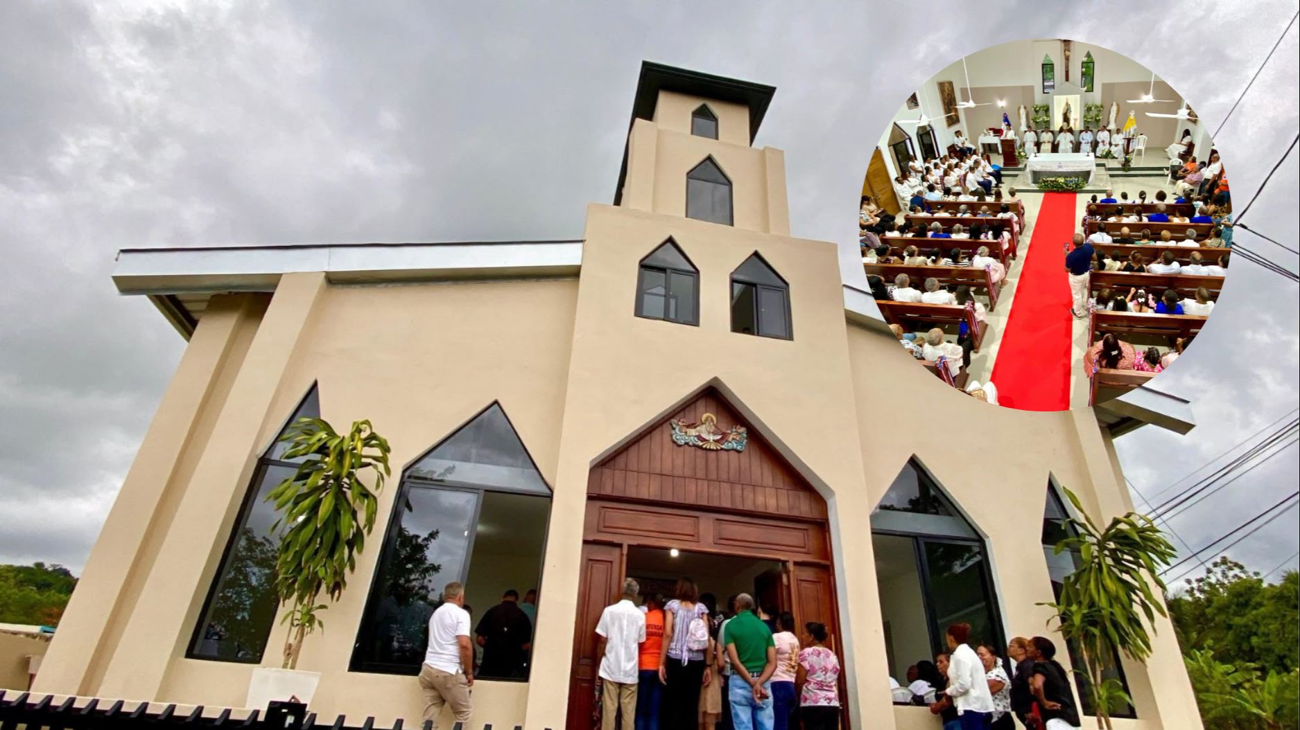 Inauguran recién construida capilla Nuestra Señora del Carmen en Rincón Caliente de Guananico