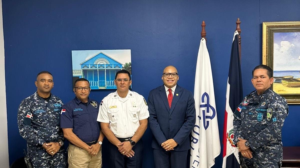 Nuevo director regional de la Policía Nacional se reúne con fiscal de la provincia Puerto Plata