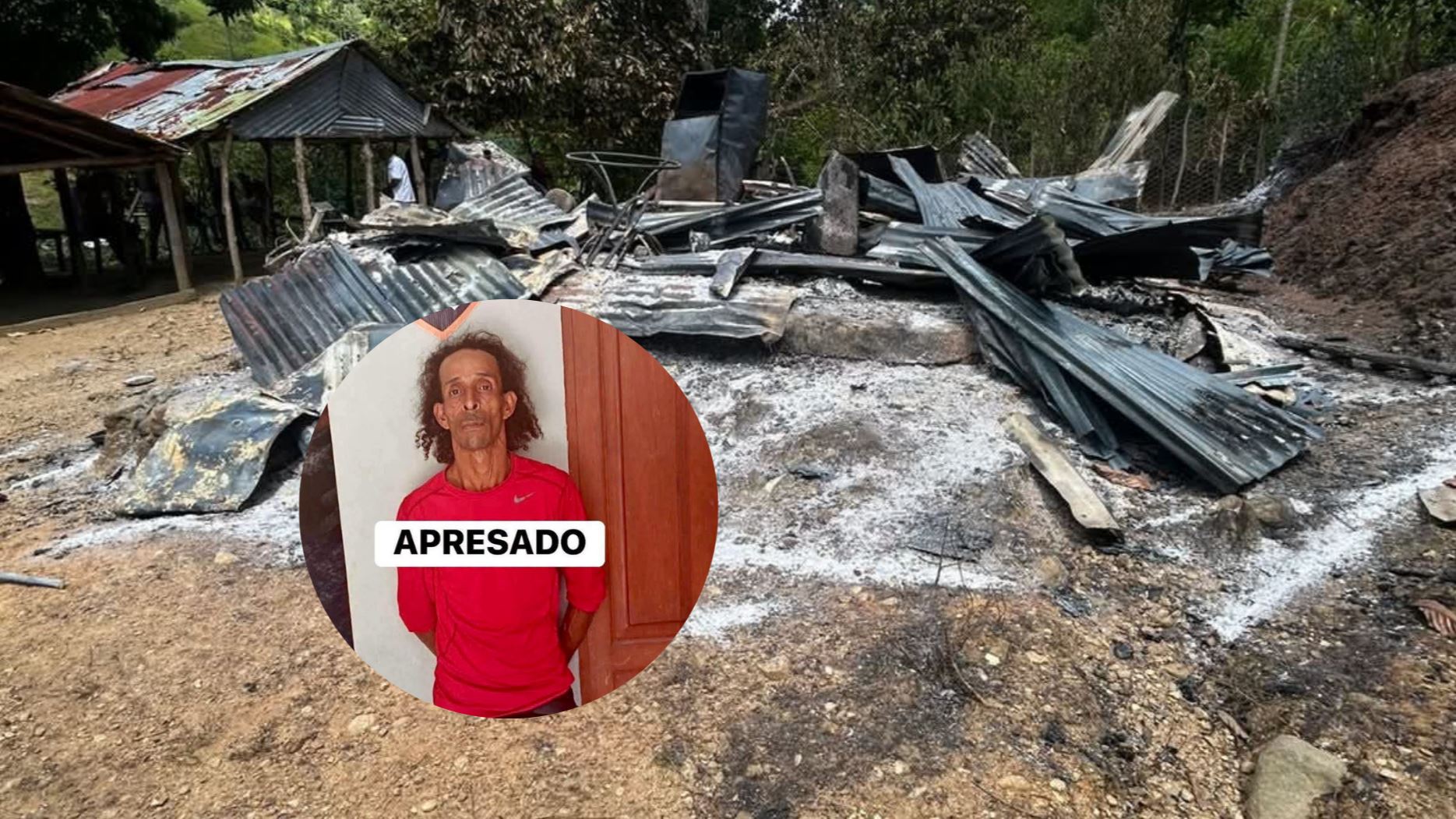 Policía Nacional apresa a hombre acusado de incendiar una vivienda en Altamira