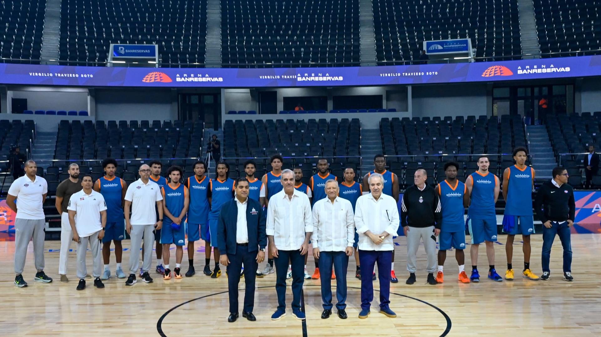 Presidente Abinader inaugura la remodelada Arena Banreservas Virgilio Travieso Soto