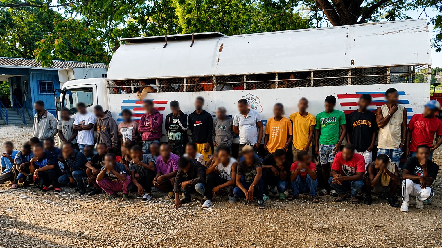 Migración detiene a 280 indocumentados en operativos de interdicción migratoria y deporta a 848 extranjeros este jueves