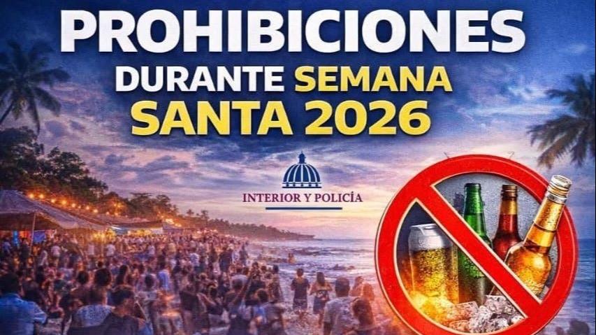Prohíben fiestas masivas y venta de alcohol en Viernes Santo durante Semana Santa 2026