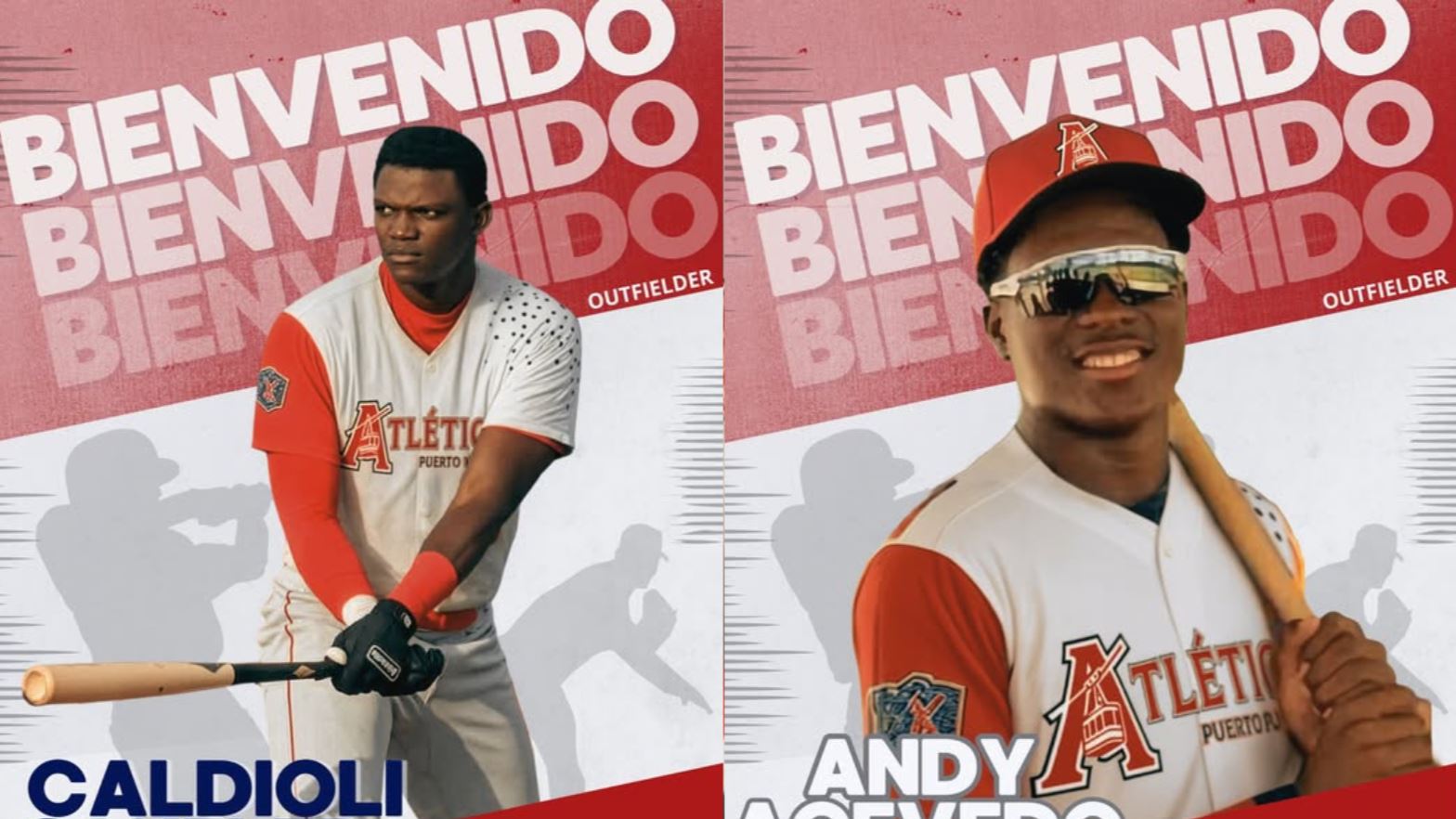 Atléticos de Puerto Plata anuncian adquisición de los jardineros Andy Acevedo y Caldioli Sanfler
