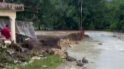 Comunidad Juan de Nina permanece aislada tras daños por lluvias en Puerto Plata