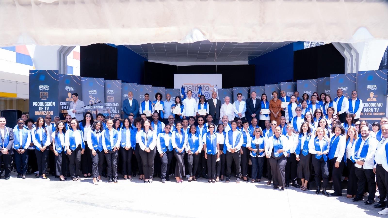 Instituto RTVD gradúa a 342 estudiantes en diferentes áreas televisivas
