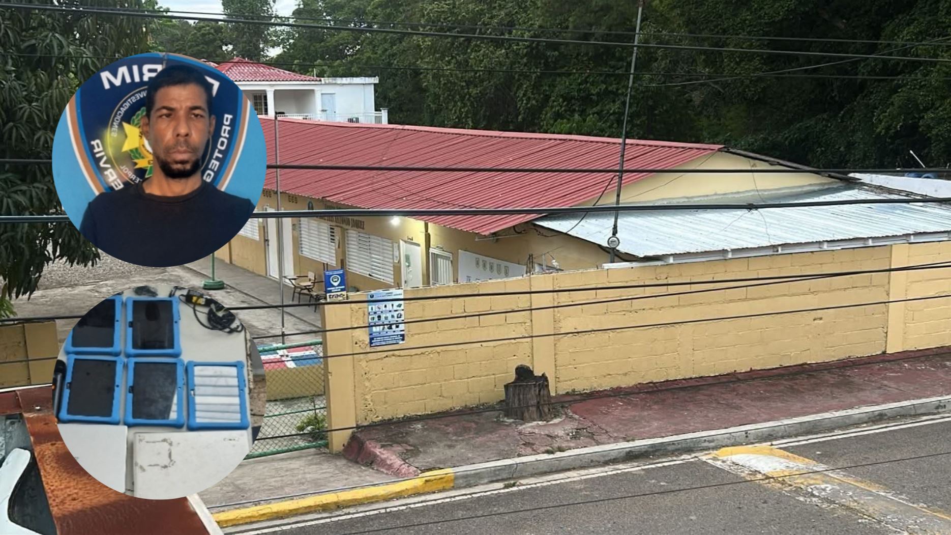 Apresan a sujeto que robó equipos electrónicos en escuela de la parte oeste de Puerto Plata