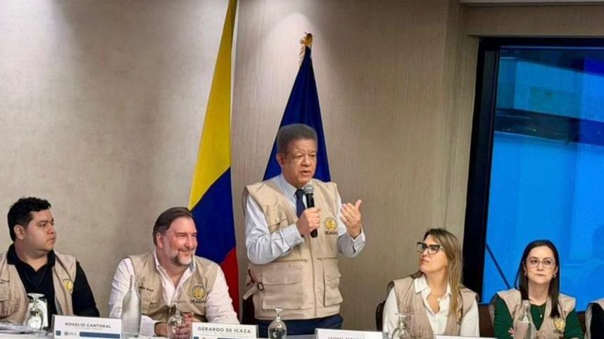 Leonel Fernández lidera misión de observación electoral de la OEA en Colombia y consolida su trayectoria internacional