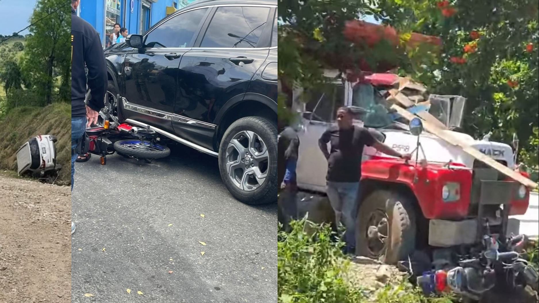 Ocurren accidentes de tránsito en localidades de Puerto Plata; hay varios lesionados