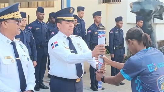 Reciben en Puerto Plata la antorcha de los IV Juegos Mundiales de Policías 2026