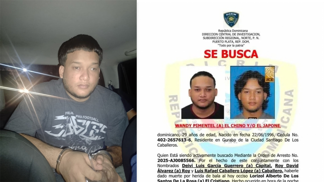 Apresan en Santiago a hombre acusado de matar a otro en el malecón de Puerto Plata