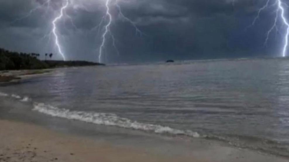 Se registraron lluvias moderadas con tormentas eléctricas en Puerto Plata que provocaron apagones