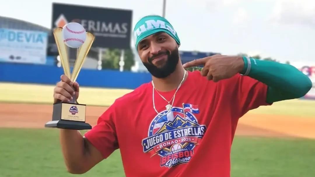 Cristopher Pujols, de los Atléticos de Puerto Plata, ganó el Derby de Jonrones en los Juegos de Estrellas de LIBEVE